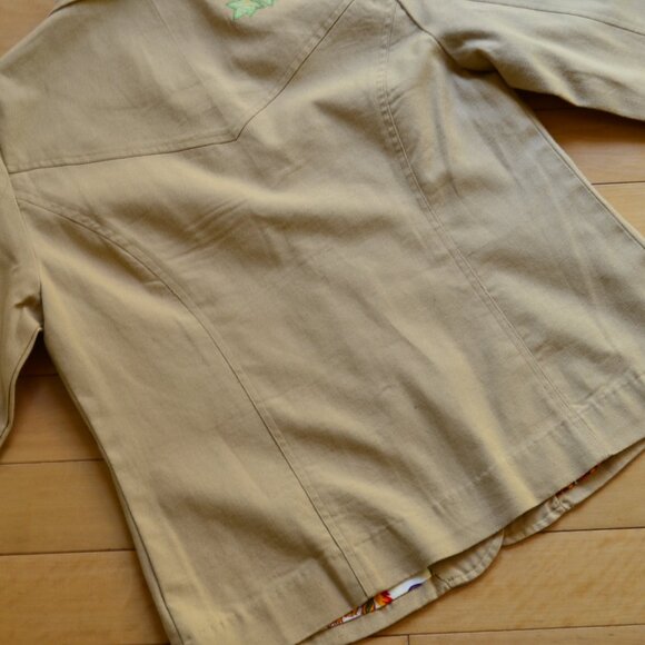 HEARTS OF PALM Size 6 Brown Island Tropical Lined Cotton Blazer Jacket NWT - Picture 12 of 12